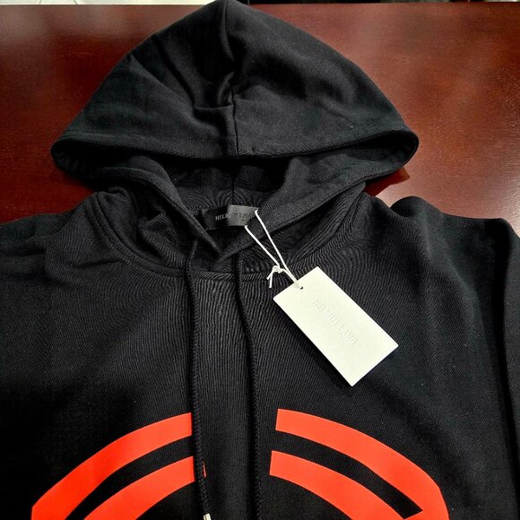 Helmut Lang Limited Edition Logo-Print Hooded Sweatshirt - Picture 10 of 10